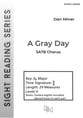 A Gray Day SATB choral sheet music cover